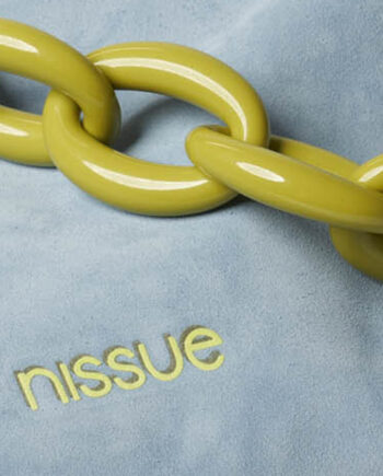 Nissue Hobo Chain Bag in Sky Blue